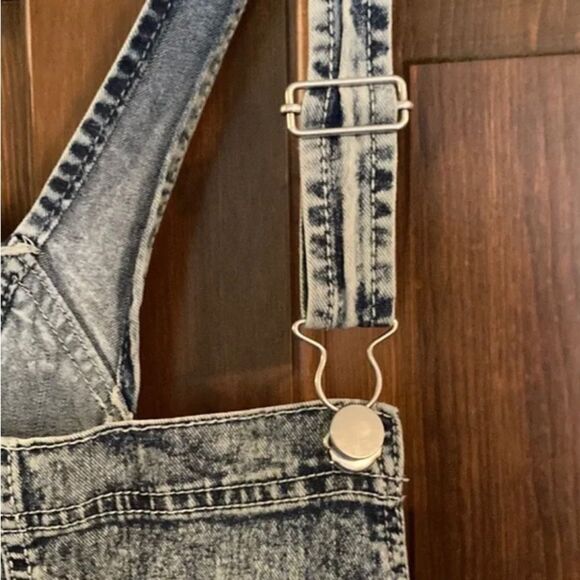 Nobo Relaxed Fit Jean short overalls 5 pockets Loops for belt Junior size 15-17 - Picture 5 of 13